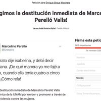 A través de Change.org exigen la destitución de Marcelino Perelló de la UNAM