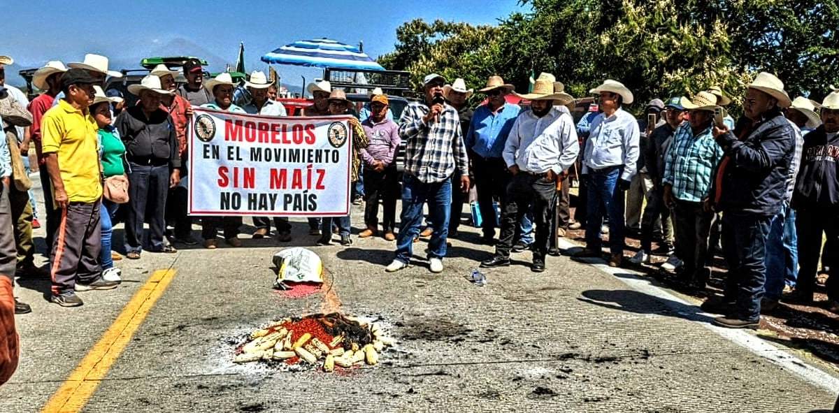 Bloqueo de productores agrícolas
