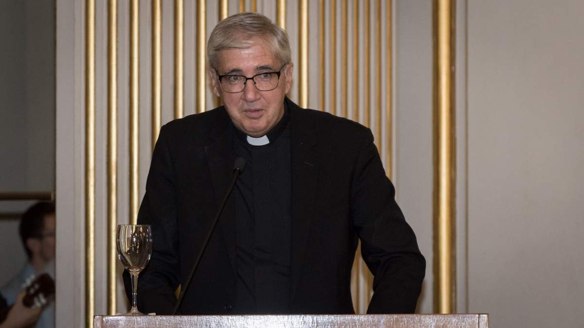 El sacerdote Guillermo Marcó. Fuente: (Twitter)