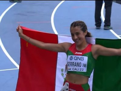 La mexicana Karla Ximena Serrano gana medalla de oro en el Mundial de Atletismo Sub 20 (Video)