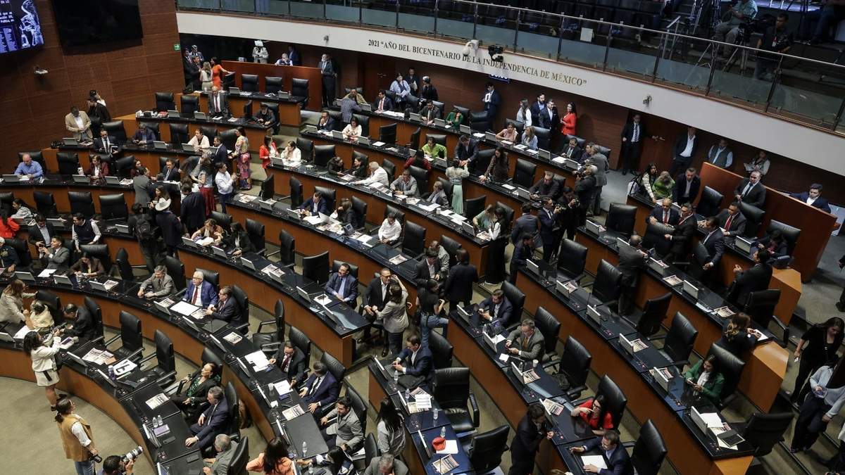 Senado. Reinaba la paz antes del mediodía