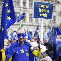 Miles de manifestantes piden en Londres la reincorporación de Reino Unido a la UE