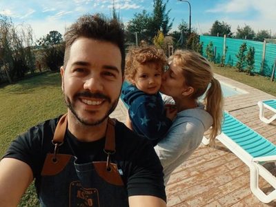 "Mi equipo favorito": Nicolás Magaldi derritió las redes de ternura con esta hermosa postal familiar