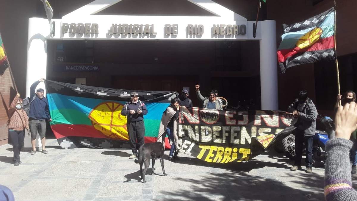 Comunidad Mapuche de El Bolsón y Mallín Ahogado, “Tequel Mapu”. Fuente: (Twitter)