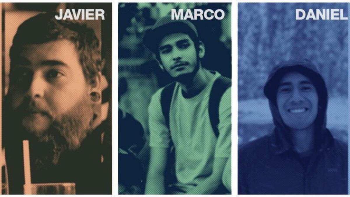 Estudiantes de cine desaparecidos el 19 de marzo de 2018