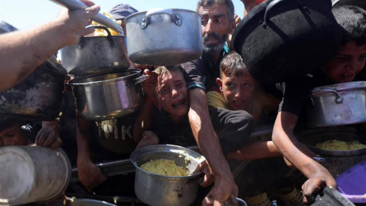 Hambruna se extiende hacia el centro y el sur de la Franja de Gaza