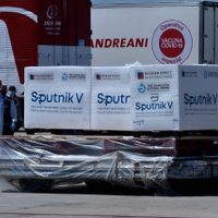 Llegó al país el cuarto vuelo de Aerolíneas Argentinas con más dosis de la vacuna Sputnik V