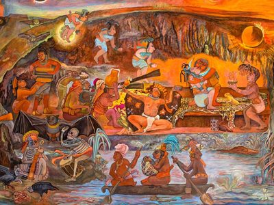 El inframundo maya de Rina Lazo se integra a la colección del Museo Palacio de Bellas Artes