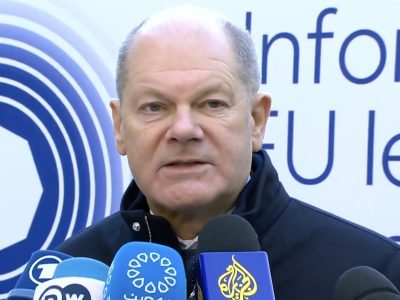 Canciller alemán Olaf Scholz elogia la “calma” de Sheinbaum para negociar con Trump (Video)