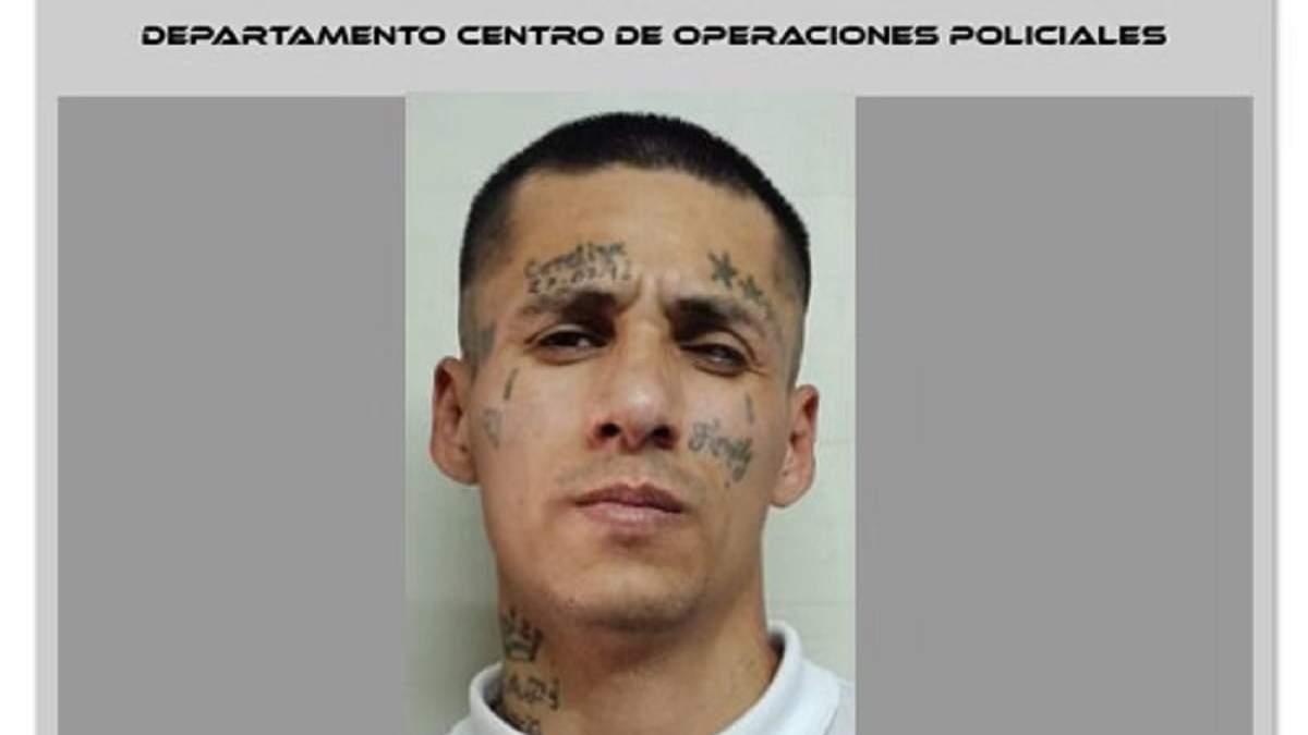 Pedido de la Policía para dar con el paradero del prófugo Richard Felipe Soazo. Fuente (Policía de Neuquén)