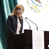 La senadora Marcela Torres presenta ley para regular la publicidad oficial