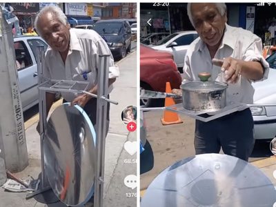 Inventa una estufa solar y se vuelve viral