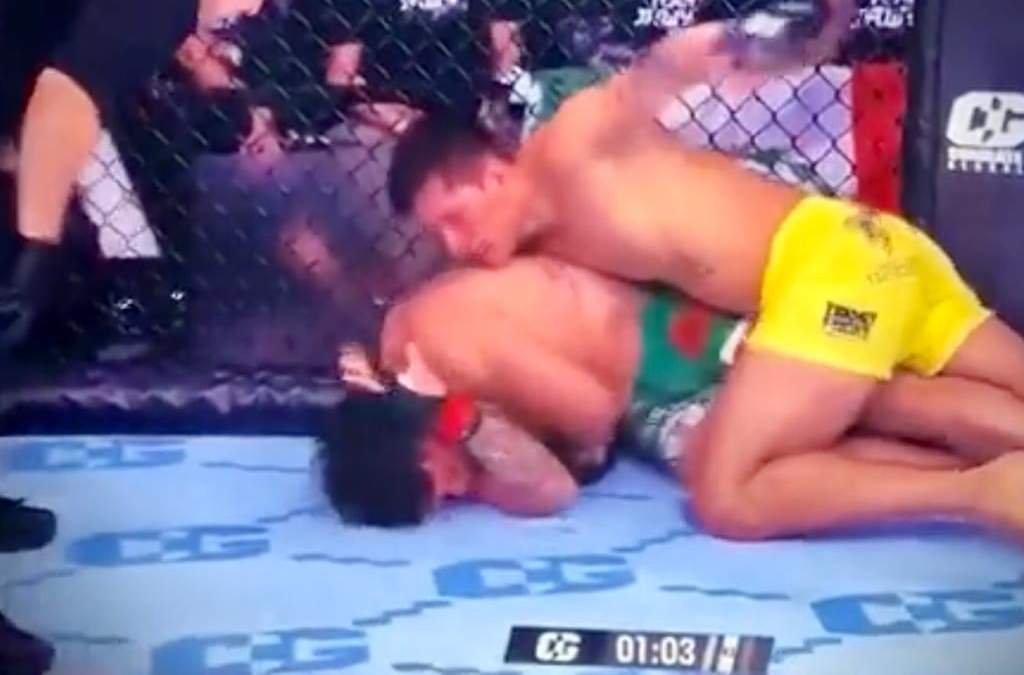 Jawy Méndez en su debut en MMA
