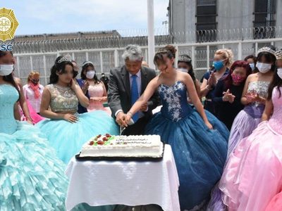 Hijas e hijo de mujeres presas celebran sus 15 años dentro del reclusorio de Santa Martha Acatitla