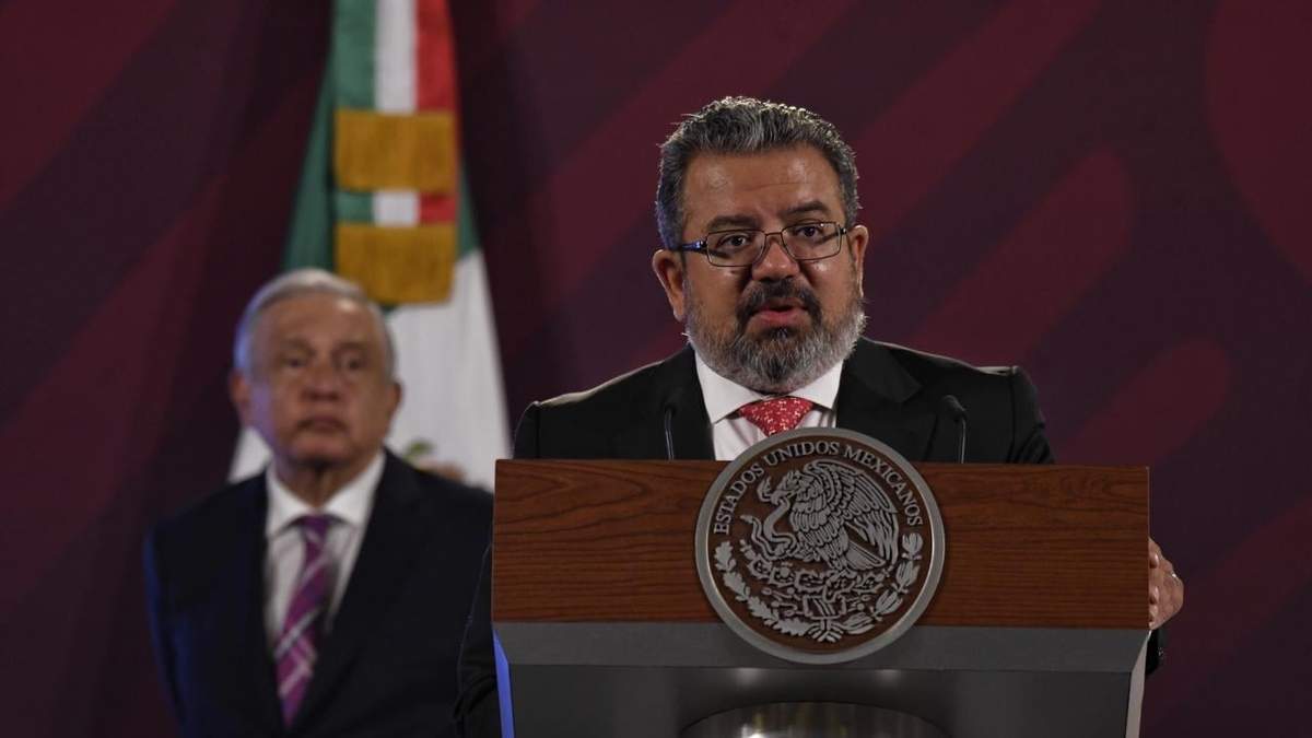Jorge Nuño, secretario de SICT, habla del Tren Suburbano de Buenavista al AIFA en la mañanera del 20 de julio de 2023