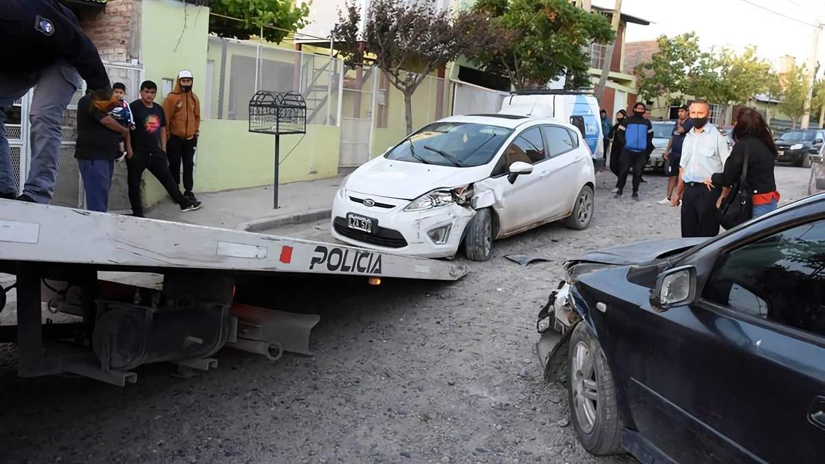 Los delincuentes fueron perseguidos por varios barrios de Neuquén Capital. Fuente: (Twitter)