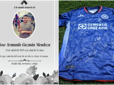 Murió José Armando, niño con leucemia cuyo sueño era conocer a los jugadores del Cruz Azul
