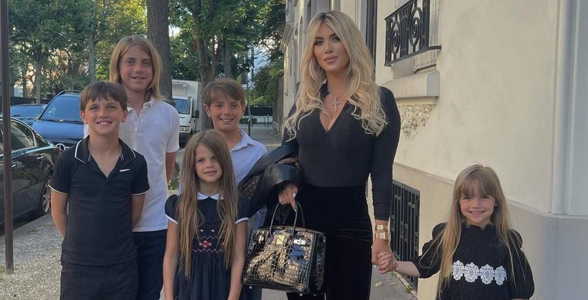 Wanda Nara y sus hijos. Fuente: (Instagram)