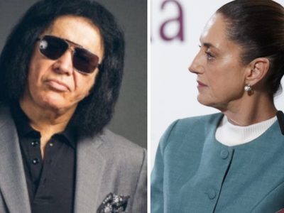 Así respondió Sheinbaum al mensaje de agradecimiento de Gene Simmons de Kiss