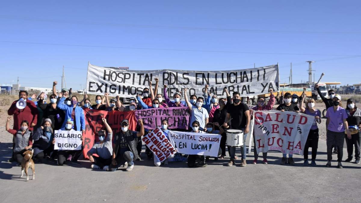 Trabajadores autoconvocados. Fuente: (Instagram)