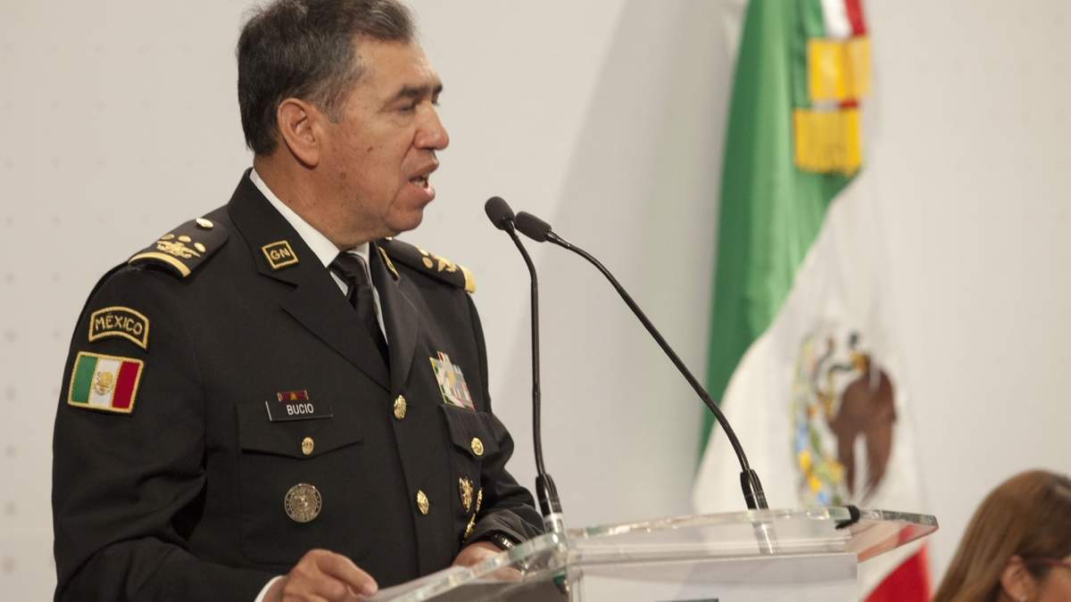 El comisario general de la Guardia Nacional, Luis Rodríguez Bucio