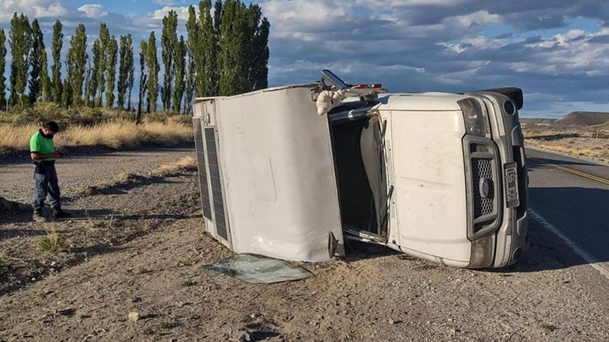 Accidente en Junín de los Andes. Fuente: (Twitter)