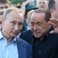 Las cartas y regalos entre Silvio Berlusconi y Vladimir Putin