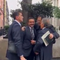 Tras licencia, reaparece Miguel Ángel Yunes Márquez entre aliados de Morena en el Senado