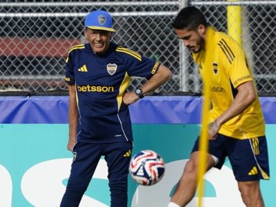 Con varias sorpresas: los dos equipos que probó Russo para el debut de Boca en el Mundial de Clubes