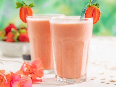 Avena cremosa, sabor a frutillas: para degustar algo rico y quitarte el antojo de dulce
