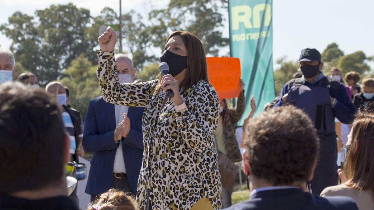 Gobernadora de Río Negro, Arabela Carreras. Fuente: (Twitter)