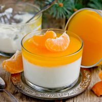 Panacotta de mandarina: la receta fácil para aprovechar la fruta de temporada