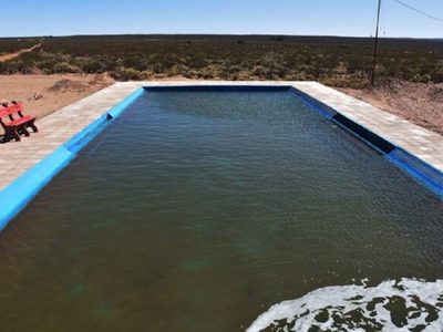 Avanzan los trabajos de recuperación en las termas de Plaza Huincul