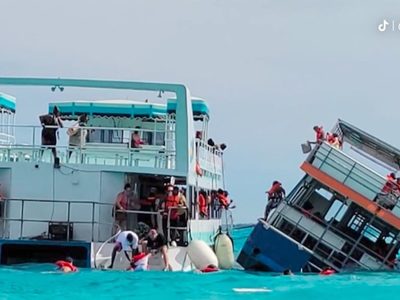 Ferry con más de 100 turistas se hunde en Bahamas; fallece una mujer (Videos)