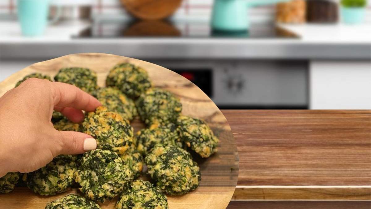 Buñuelos de papa y espinaca. Fuente: (Instagram)