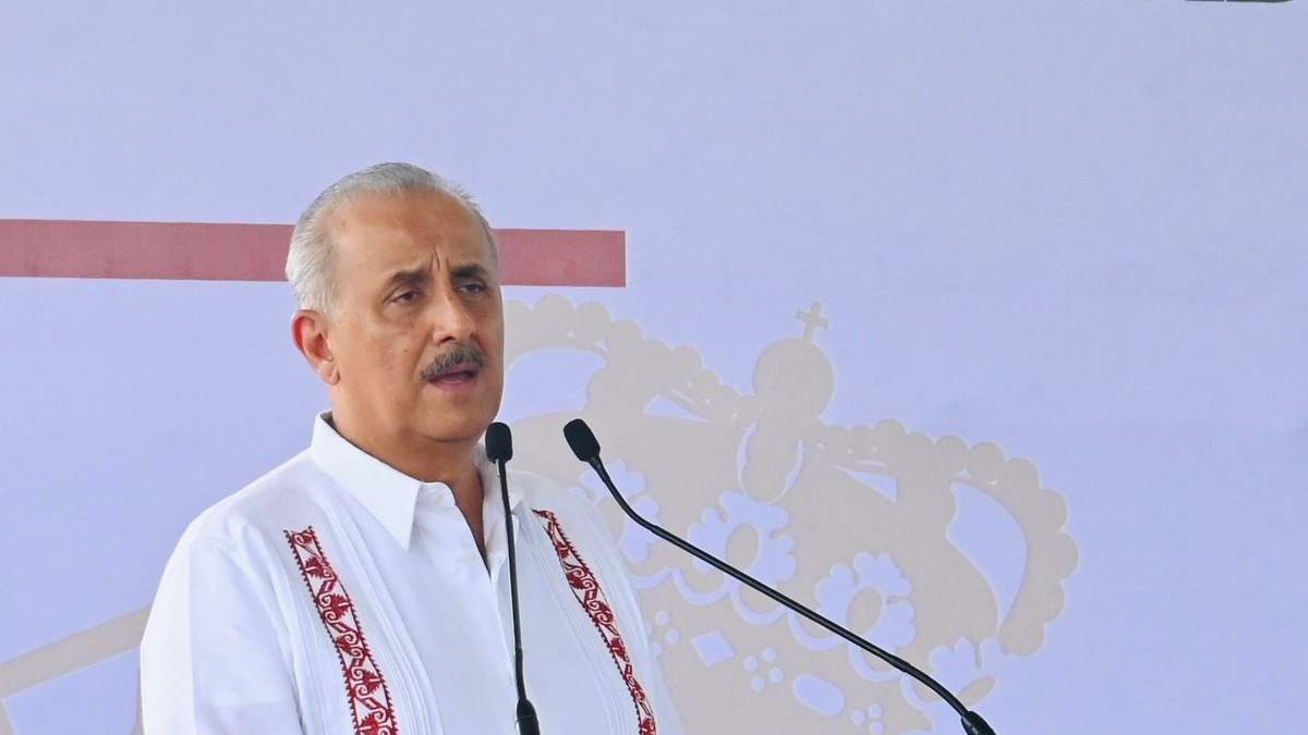 El gobernador de Tabasco, Carlos Merino