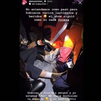 Tumultos y caída masiva en concierto de Lana del Rey; denuncian indiferencia de organizadores