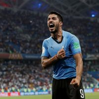Las primeras imágenes de Luis Suárez en el Atlético Madrid