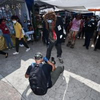 A sillazos, luchadores concientizan sobre el uso del cubrebocas en Irapuato