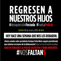 En Veracruz no hay #misióncumplida, reclaman familiares de desaparecidos a Peña