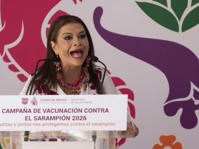 Brugada busca alcanzar la inmunidad de la CDMX contra el sarampión en un mes