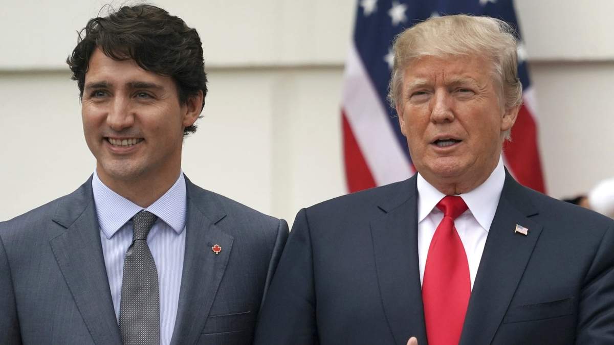 Justin Trudeau y Donald Trump