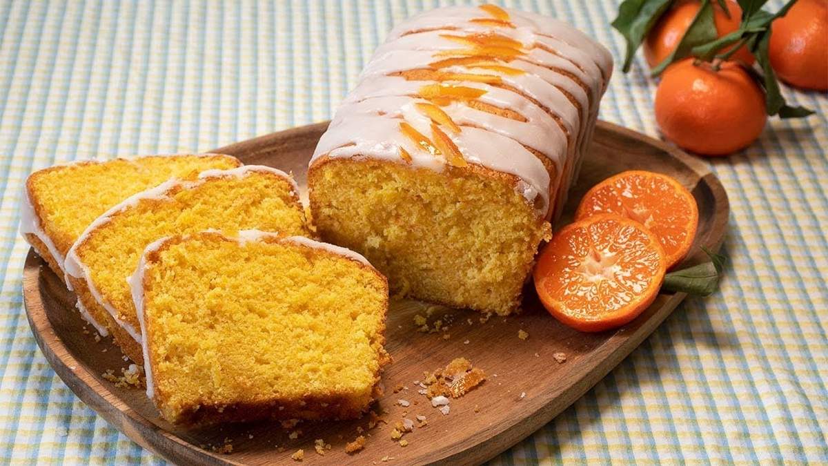 Budín de mandarina. Fuente: (Youtube)