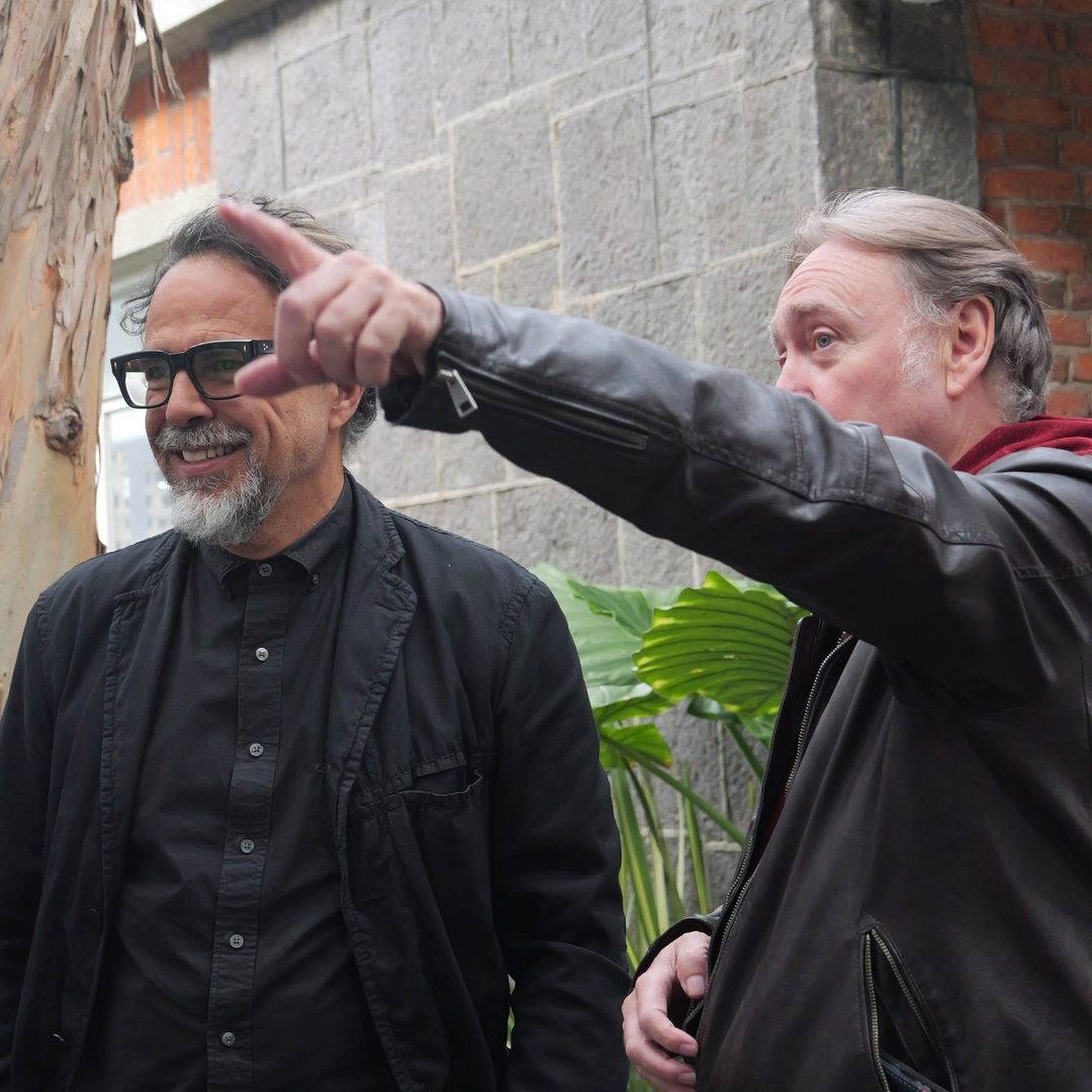 G. Iñárritu (izq.) con Espada. Inspiración. Foto Cortesía de la producción
