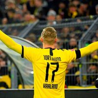 Erling Haaland es noticia por no hacer goles