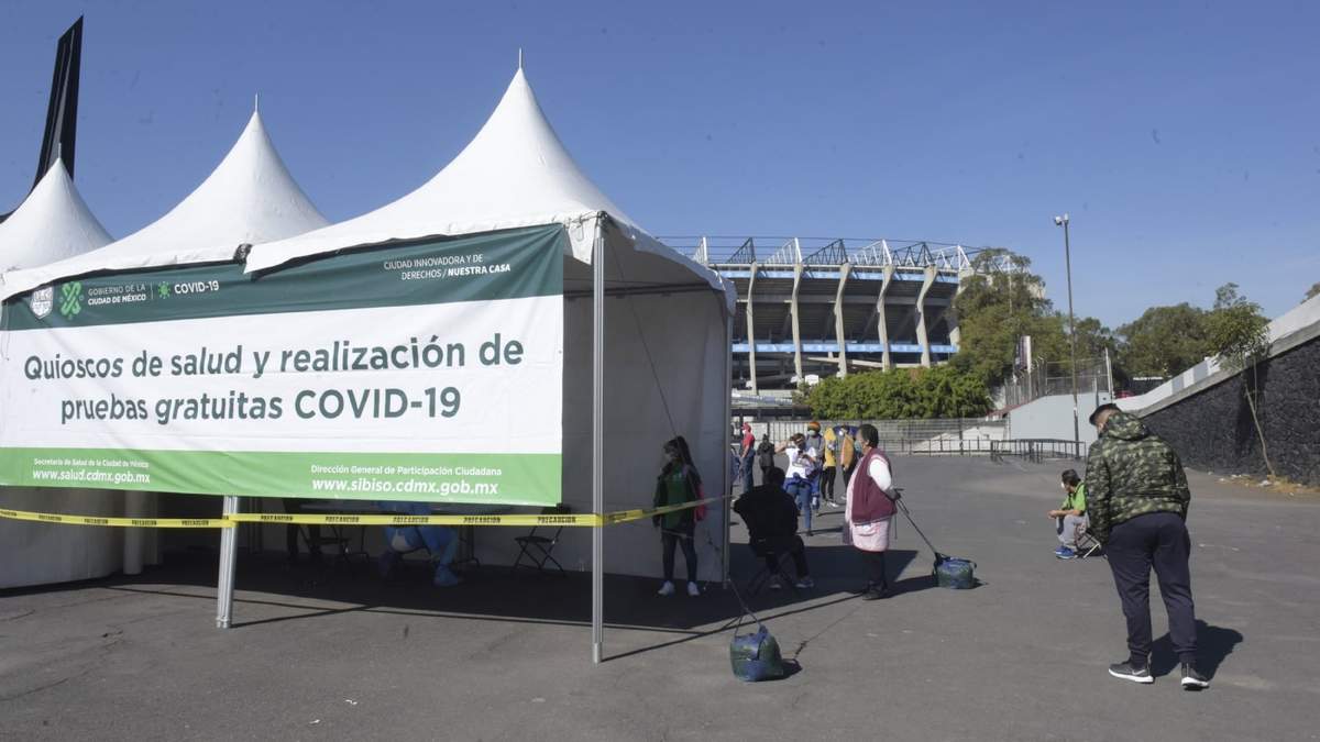 Quioscos de la salud. Estadio Azteca