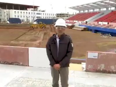 El gobierno de Veracruz se suma a AMLO y remodela estadio de beisbol con el erario