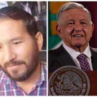 Un hombre burla la seguridad de Palacio Nacional y grita a AMLO (Video)