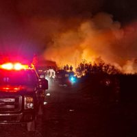 Combaten incendio en el vaso regulador El Cristo por tercer día consecutivo