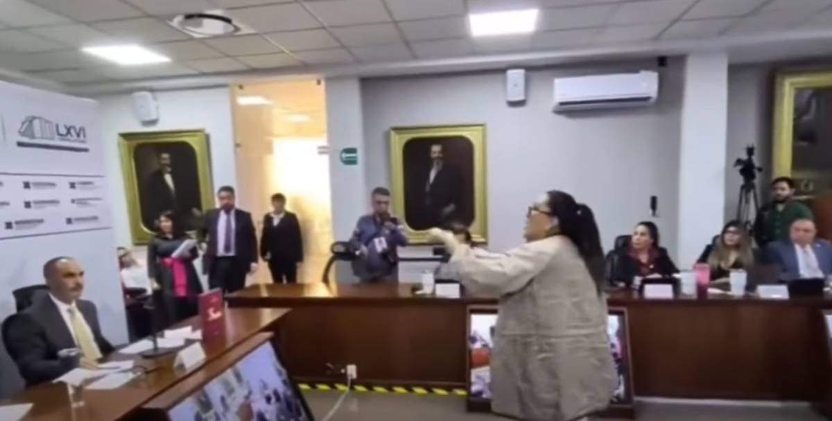 Dulce Olguín Sánchez increpa al procurador de Hidalgo, Francisco Fernández Hasbun, por omisiones en su denuncia por violencia vicaria, al igual que en el asesinato de su hermano